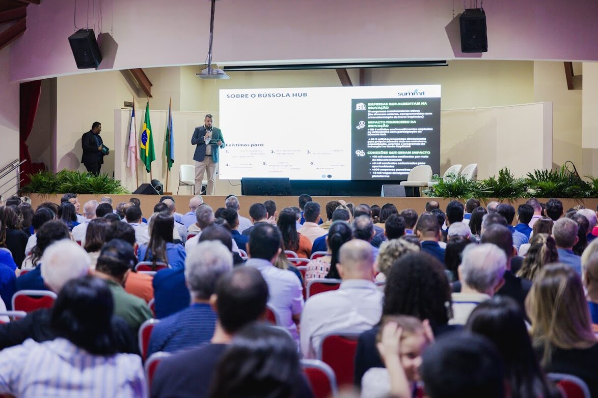 Plateia lotada em edição anterior do SM Summit